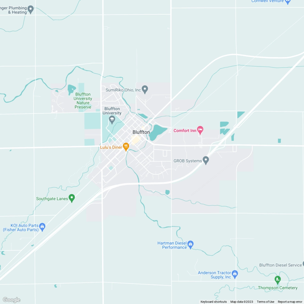 Interactive Bluffton Ohio Map Discover Top Attractions and Lifestyle