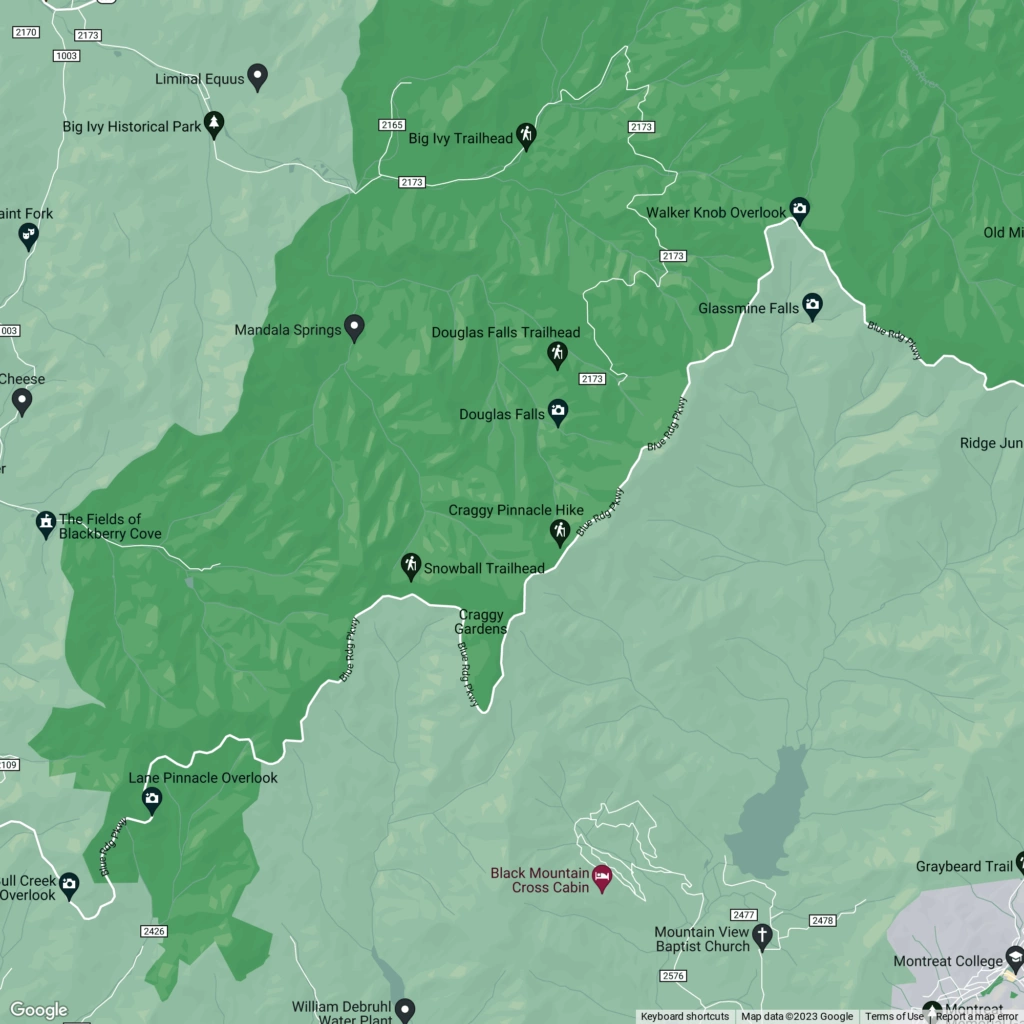 Explore 12 Beautiful Asheville Hiking Trails Map Maps For You   Craggy Pinnacle Trail 1024x1024 