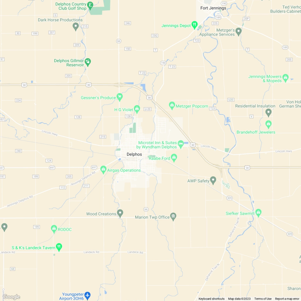 Interactive Map of Delphos Ohio: Discover Top Attractions and Lifestyle ...