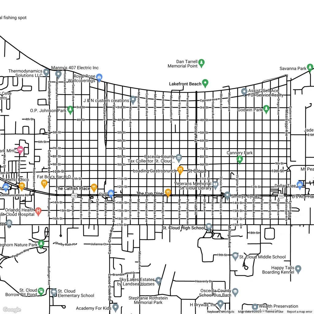 Discover Interactive Map of St Cloud Florida Maps for You