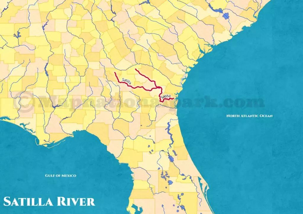 The Satilla River: Georgia's Largest Blackwater River - Maps for You