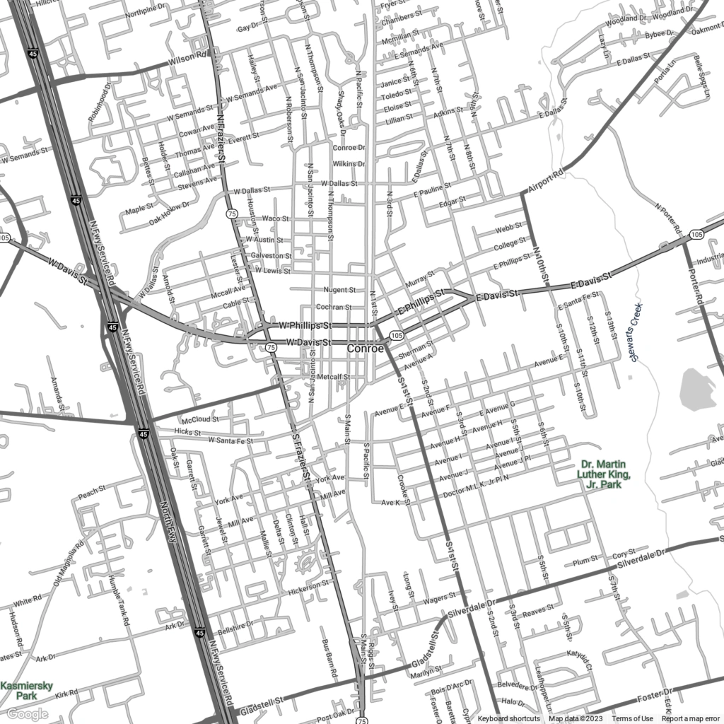 Discover Map of Conroe Texas The FastGrowing Suburb Maps for You