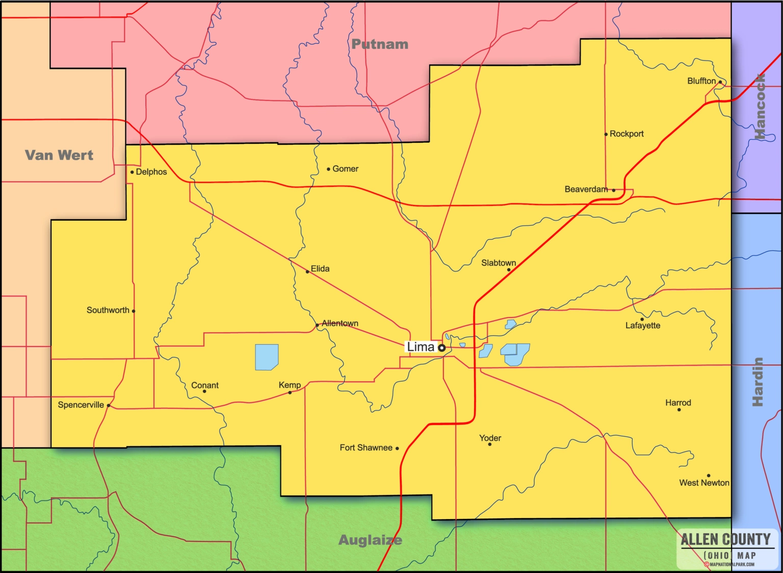 Ohio Maps - Maps for You