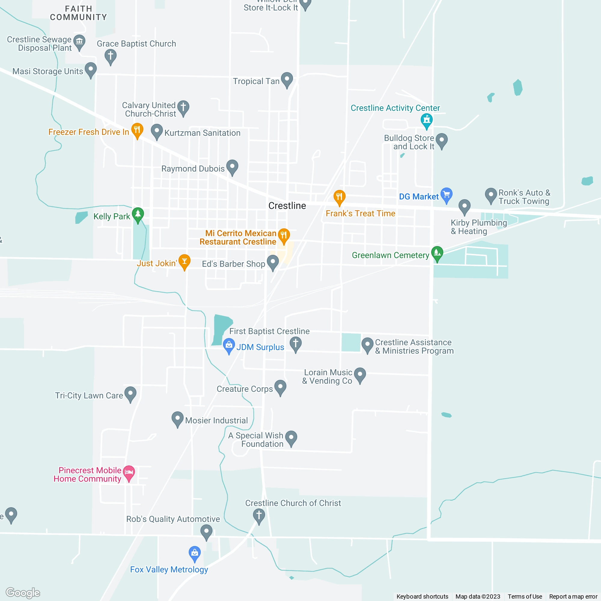 Interactive Crestline Ohio Map: Discover Top Attractions & Lifestyle ...