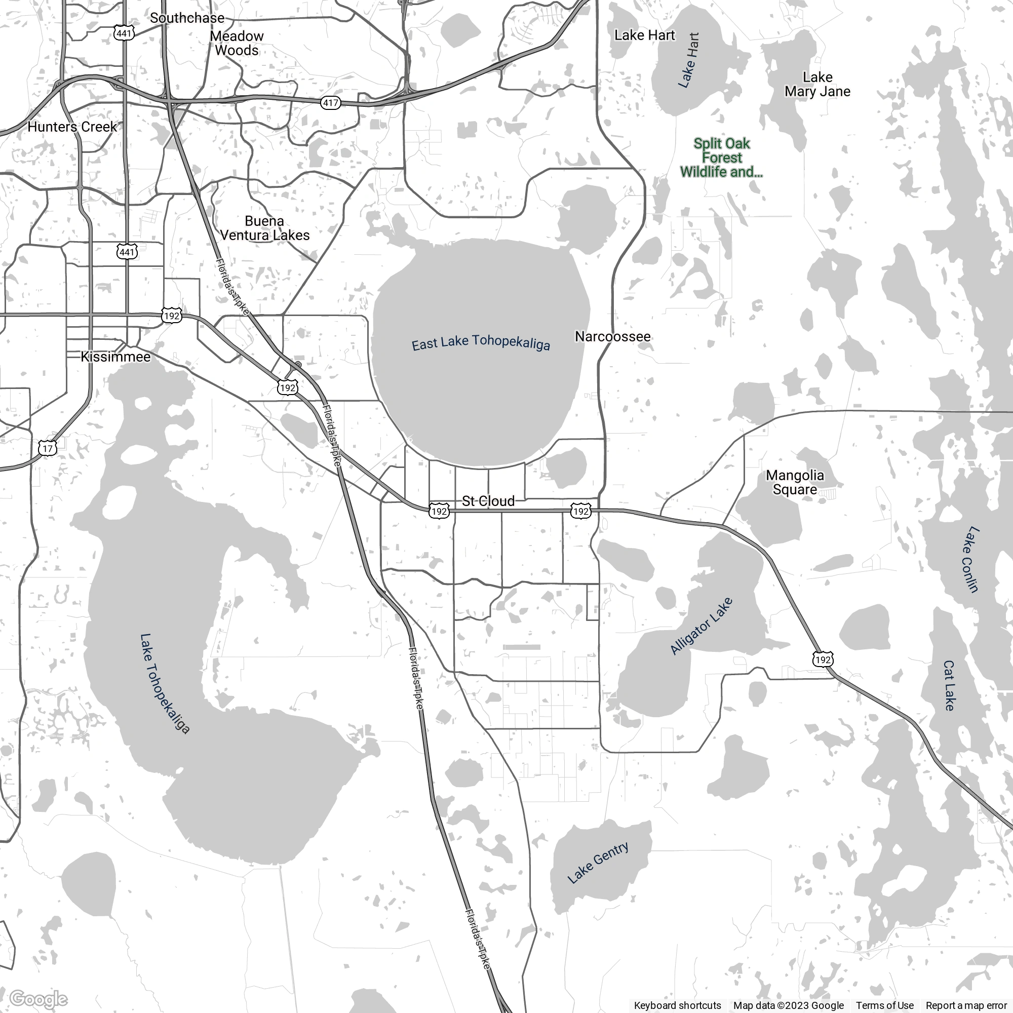 Discover Interactive Map of St Cloud Florida Maps for You
