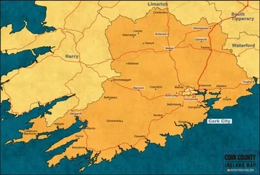 Cork, Ireland, Map, Population, & History